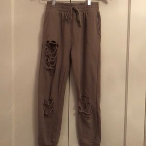 Dark beige sweatpants